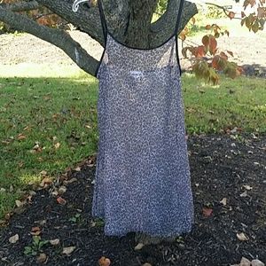 Sheer chemise nightgown